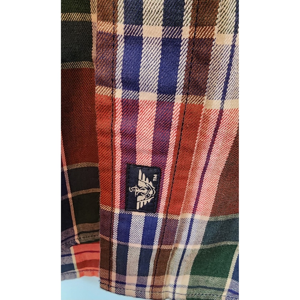Vintage Dockers Plaid Button Down Shirt Mens Large Multicolor Long Sleeve NWT - Picture 12 of 12